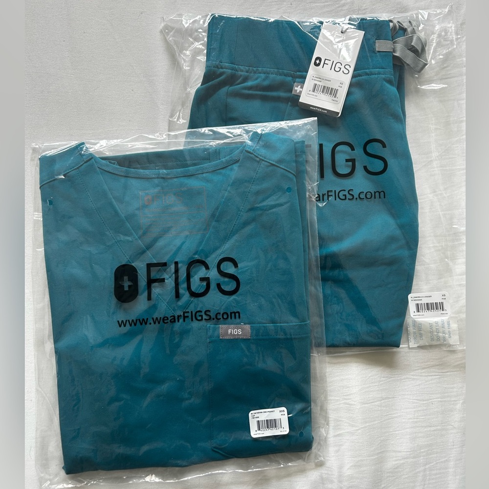 Figs scrub set Pacific Blue